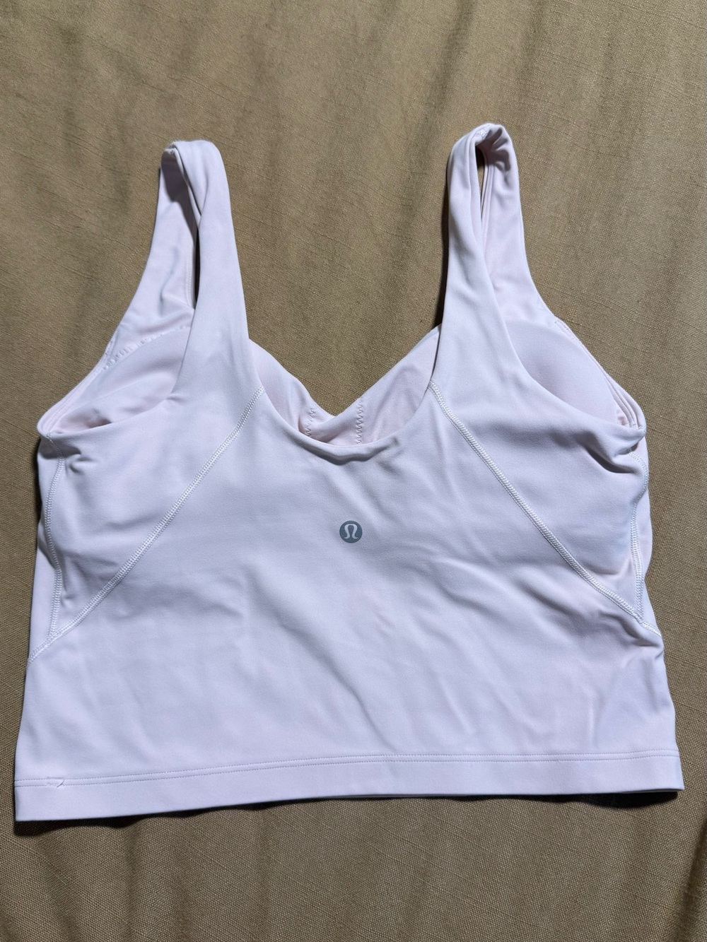 lululemon athletica Light Pink Longline Sports Bra